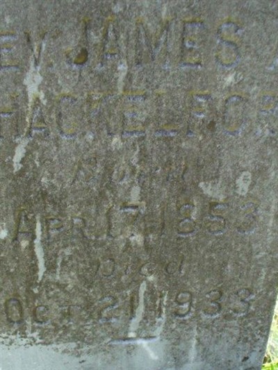 Rev James A. Shackelford on Sysoon