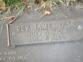 Rev James Orr Blythe, Sr on Sysoon