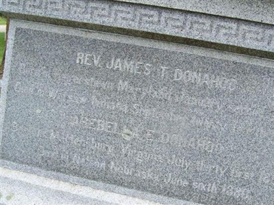 Rev James T. Donahoo, Find a grave on Sysoon Rev James T. Donahoo on Sysoon