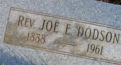 Rev Joe E. Dodson on Sysoon