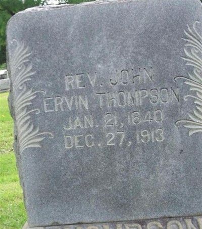 Rev John Ervin Thompson on Sysoon
