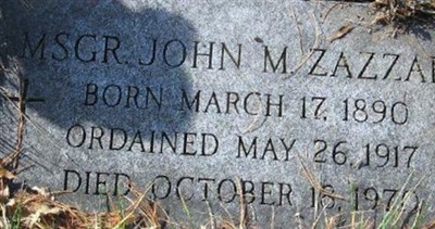 Rev John M Zazzara on Sysoon
