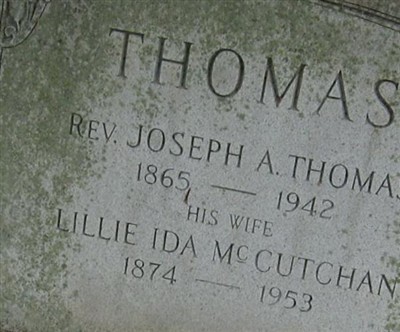 Rev Joseph A. Thomas on Sysoon