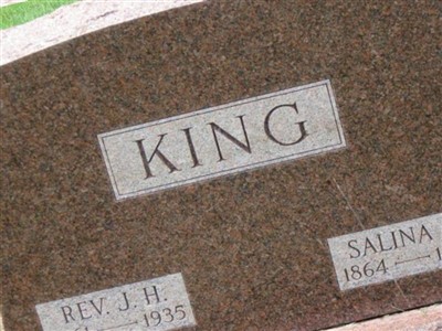 Rev Joseph H King on Sysoon