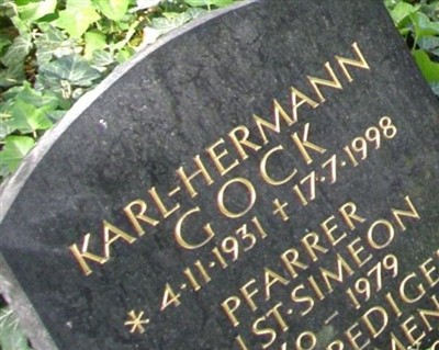 Rev Karl-Hermann Gock on Sysoon