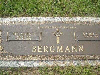 Rev Mark W Bergmann on Sysoon