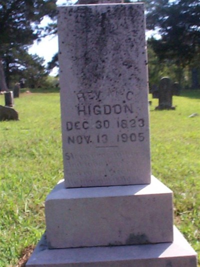 Rev M. C. Higdon on Sysoon