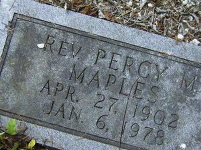 Rev Percy Mayfield Maples, Sr on Sysoon