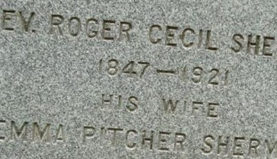 Rev Roger Cecil Sherman on Sysoon