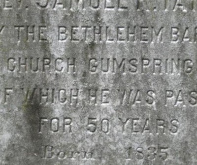 Rev Samuel K Taylor on Sysoon