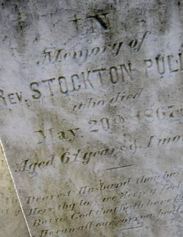 Rev Stockton Pullen on Sysoon