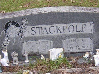 Rev Walter Stackpole on Sysoon