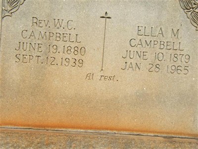 Rev W C Campbell on Sysoon