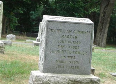 Rev William Cummings Martyn on Sysoon