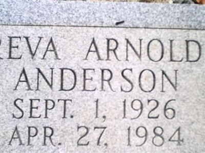 Reva Arnold Anderson on Sysoon