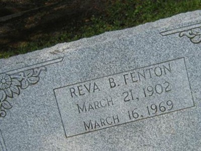 Reva B Fenton on Sysoon