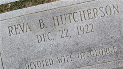 Reva B. Hutcherson on Sysoon