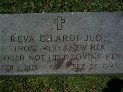 Reva Gilardi Judy on Sysoon