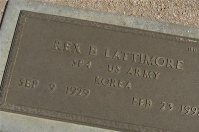 Rex Boyd Lattimore on Sysoon