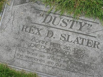 Rex D. "Dusty" Slater on Sysoon