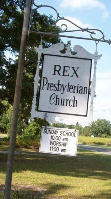 Rex Presbyterian Church Cemetery on Sysoon
