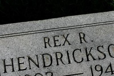 Rex R. Hendrickson on Sysoon