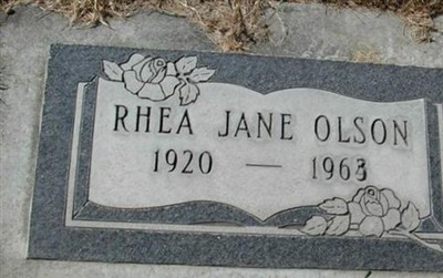 Rhea Jane Olson on Sysoon