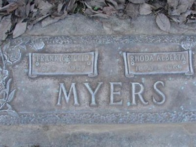 Rhoda Alberta Myers on Sysoon
