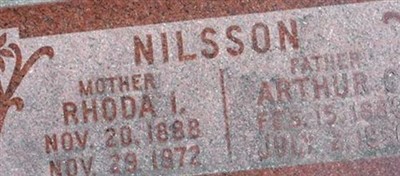 Rhoda I. Nilsson on Sysoon