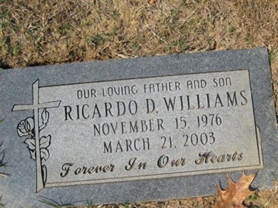 Ricardo D "Tellie" Williams on Sysoon