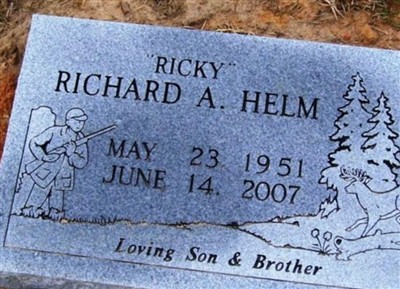 Richard Alexander "Ricky" Helm on Sysoon