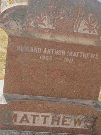Richard Arthur Matthews on Sysoon