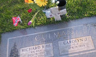 Richard R "Big Rick" Gulman, III on Sysoon