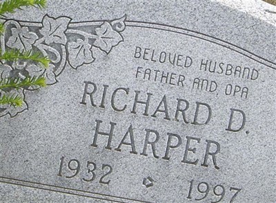 Richard Dwayne Harper on Sysoon