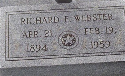 Richard F. Webster on Sysoon