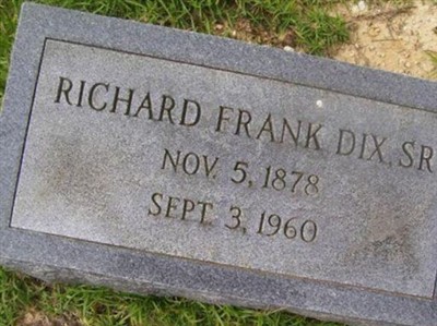 Richard Frank Dix, Sr on Sysoon