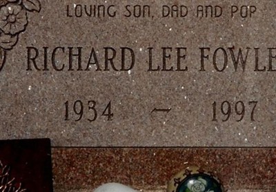 Richard Lee Fowler on Sysoon