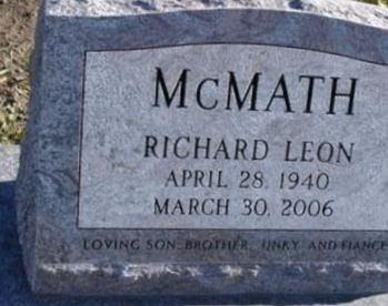 Richard Leon "Rich" McMath on Sysoon