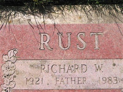 Richard W. Rust on Sysoon