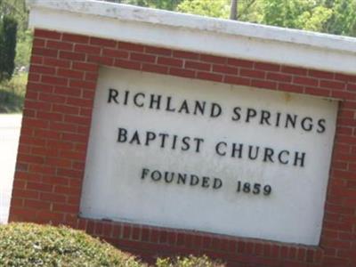 Richland Springs Cemetery on Sysoon