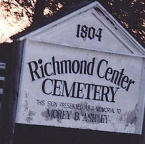 Richmond Center Cemetery on Sysoon
