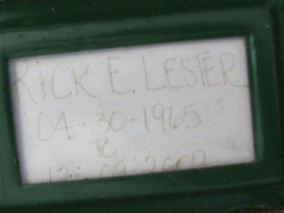 Rick Evans Lester on Sysoon