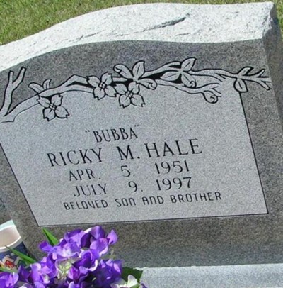 Ricky M. "Bubba" Hale on Sysoon