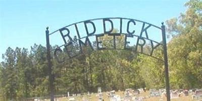 Riddick Cemetery on Sysoon