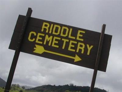 Riddle Cemetery on Sysoon