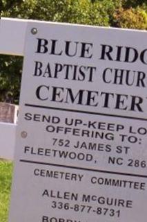 Blue Ridge Baptist Church Cemetery on Sysoon
