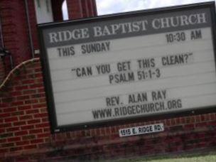 Ridge Baptist Church on Sysoon