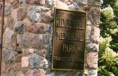 Ridge Hill Memorial Park on Sysoon