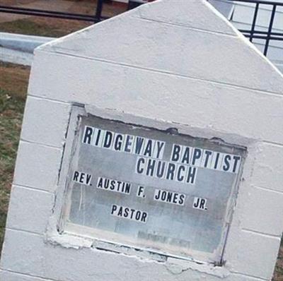 Ridgeway Baptist Church Cemetery on Sysoon