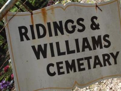 Ridings & Williams Cemetery on Sysoon